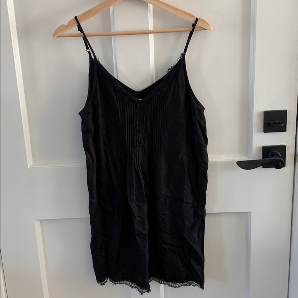 Amuse society black lace dress